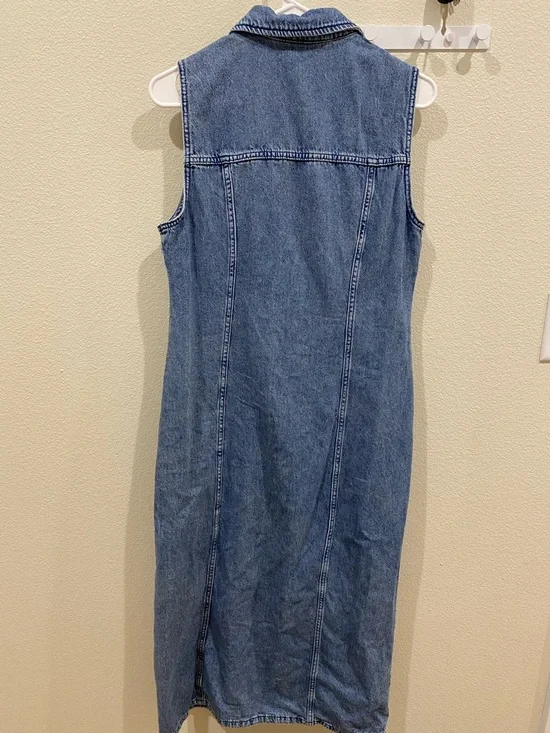 DKNY Light Blue Denim Jean Dress - Picture 5 of 5